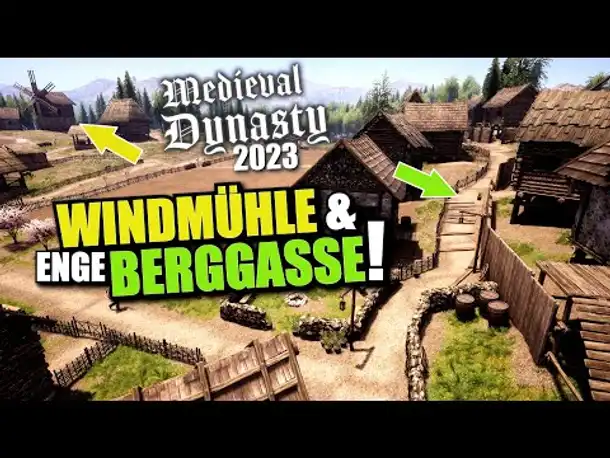 Windmühle & erste Lampen platzieren 😍 | Medieval Dynasty 2023 | #8