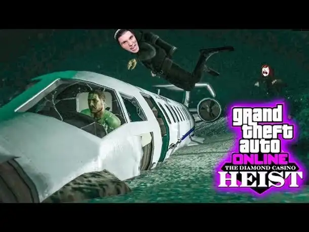 Wir TAUCHEN zu einem abgestürztem FLUGZEUG (Pilot lebt noch) | GTA 5 Online Casino Heists