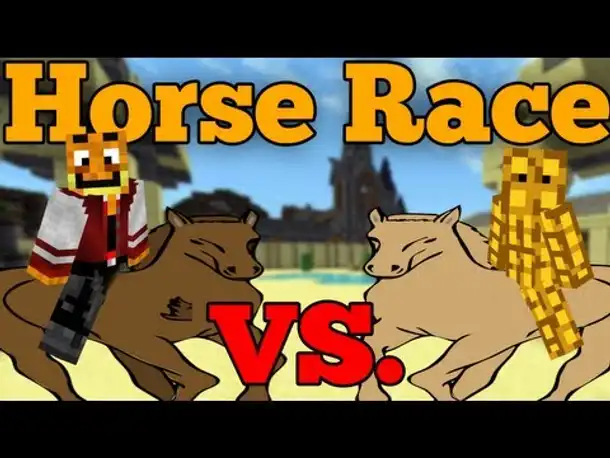 Duell der Giganten: Sturmwaffel vs. Paluten - Pferderennen in Minecraft | Paluten