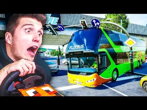 Mit dem Flixbus DOPPELDECKER nach Luxemburg ✪ FLIXBUS Fernbus Simulator