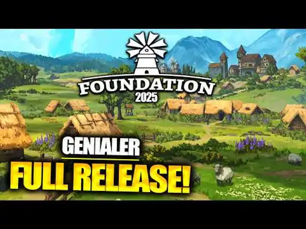 Ich baue eine massive Stadtmauer in Foundation (Full Release Version)