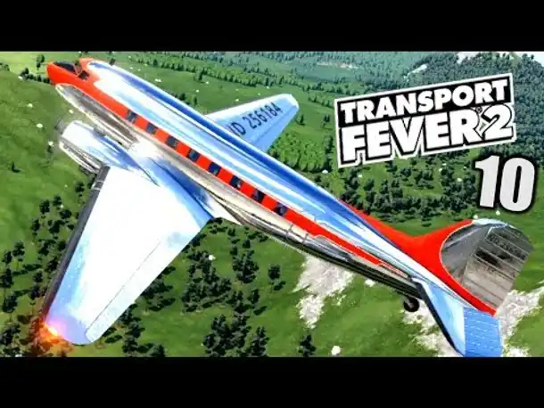 Transport Fever 2 #10 Kleiner Flughafen & Kleine Flugzeuge |  Gameplay Deutsch
