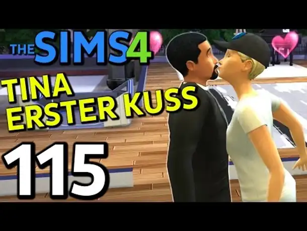 Sims 4 Deutsch #115 Tina erster Kuss (Let's Play The Sims 4 German Gameplay Die Sims 4)
