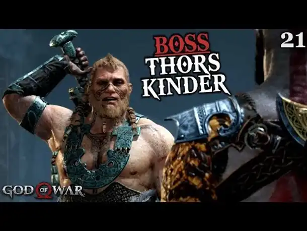 God of War 4 Gameplay German #21 ► Boss: Thors Kinder ◄ | PS4 | Let's Play Deutsch | 2018