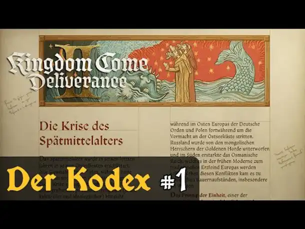 Der Kodex #1 (Lesefolge) ✦  Let's Play Kingdom Come Deliverance 2 (Slow-, Long- & Roleplay / Blind)
