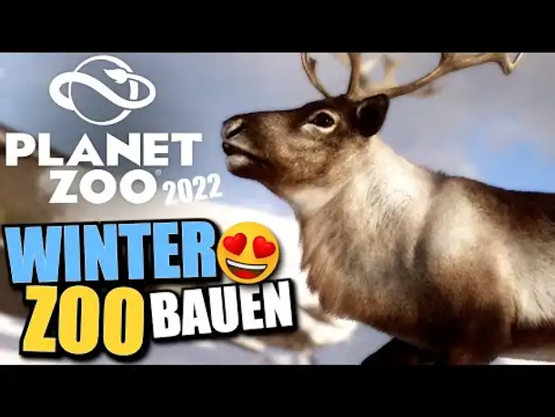 Ich baue ein Winterzoo Rentier Gehege 🎅 - #2 - Planet Zoo 2022