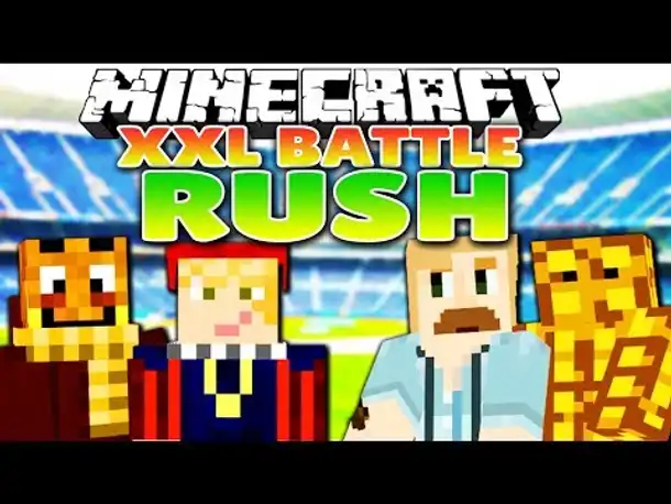 XXL RUNDE RUSH - Ob wir das Battle noch gewinnen? ✪ Minecraft mit Herr Bergmann,Stegi & Sturmwaffel