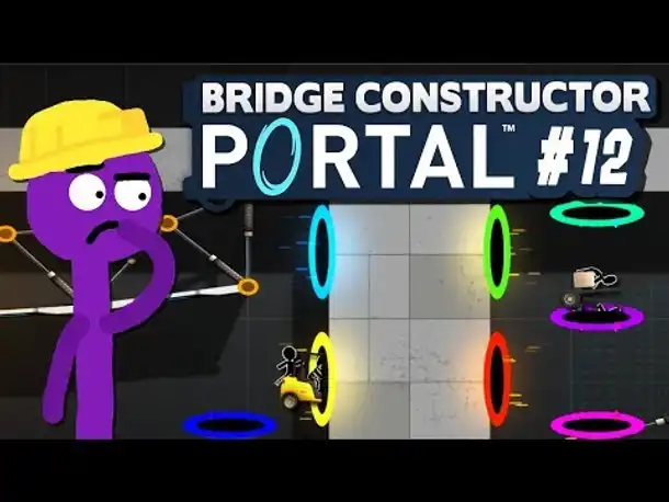 Portal-Labyrinth! | 12 | Bridge Constructor PORTAL