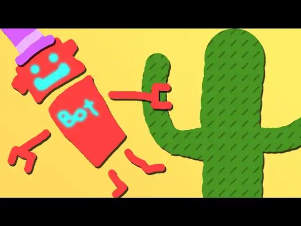 Zombey klettert einen Kaktus hoch. (GROW UP #2)