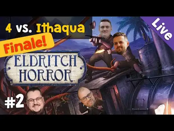 Die Hoffnung stirbt zuletzt! ✦ 4 vs. Ithaqua ✦ Eldritch Horror (Brettspiel) ✦ Live-Aufzeichnung