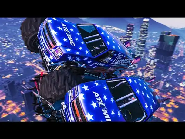 Wir FLIEGEN mit einem HACKER Auto durch GTA Online