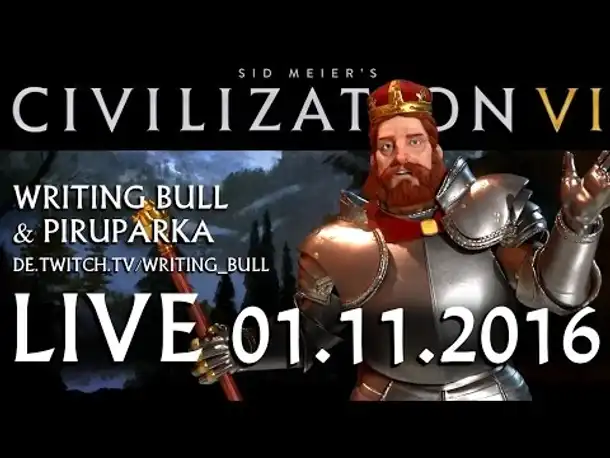 Teaser: Civilization VI live | Deutschland 01.11.2016 [deutsch]