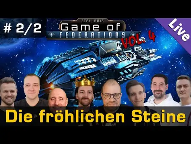 Stellaris Game of Federations (Vol.4) #2/2 ✦ Die Chromalithen ✦ Multiplayer mit 8 Spielern (Live)