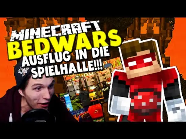 AUSFLUG IN DIE SPIELHALLE! Wir schießen auf ALIENS ✪ Minecraft Bedwars Tag 42 mit Rotpilz