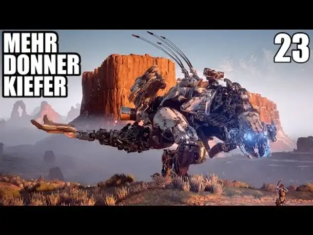 HORIZON ZERO DAWN Gameplay German - 23 - MEHR DONNERKIEFER | Let's Play Deutsch