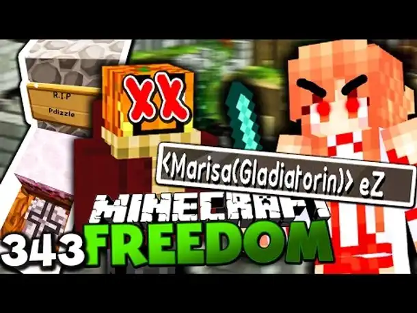 MARISA VERHÖHNT PDIZZLE & DIE NEUE ARENA IST FERTIG ✪ Minecraft FREEDOM #343 [ DEUTSCH ] | Paluten