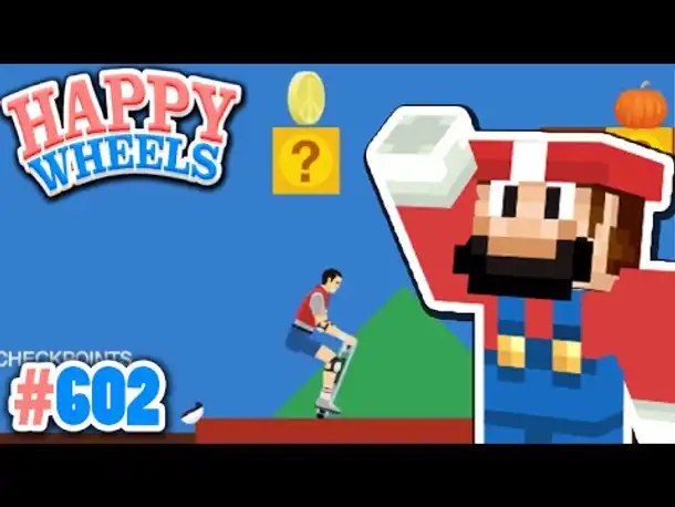 IT'S-A-ME, MARIO!!! LUSTIGES SUPER MARIO LEVEL! ✪ Happy Wheels #602