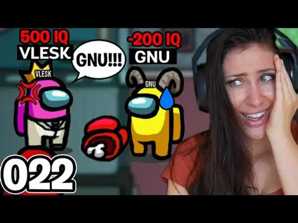 Wenn ein 500 IQ Imposter mit mir im Team spielen muss... Among us TTTSquad!
