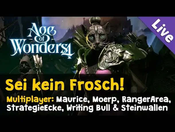 Age of Wonders 4 - Multiplayer-Event: Sei kein Frosch! (Livestream-Aufzeichnung)