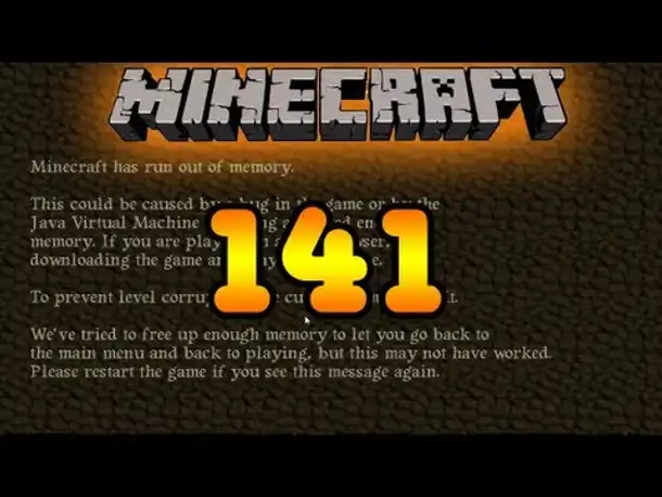 Let's Play Minecraft # 141  : Out of memory