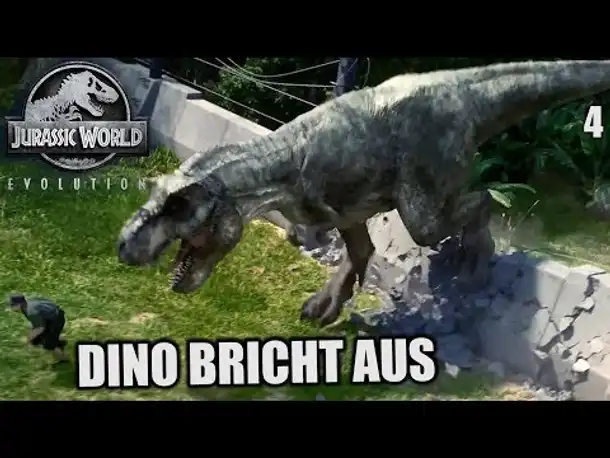Jurassic World Evolution Deutsch #4 ► Dino bricht aus | Let's Play Gameplay German