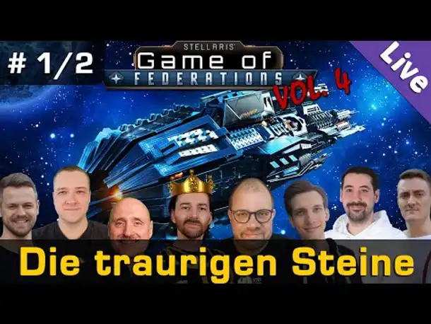 Stellaris Game of Federations (Vol.4) #1/2 ✦ Die Chromalithen ✦ Multiplayer mit 8 Spielern (Live)