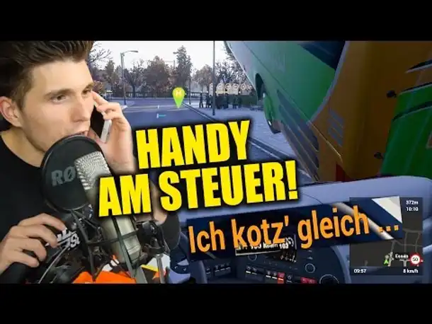 HILFE MEIN VATER RUFT AN! HANDY AM STEUER! ✪ FERNBUS SIMULATOR