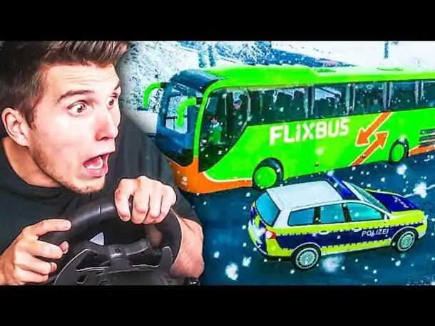 SCHNEECHAOS in Deutschland! ✪ (Flixbus) Fernbus Simulator