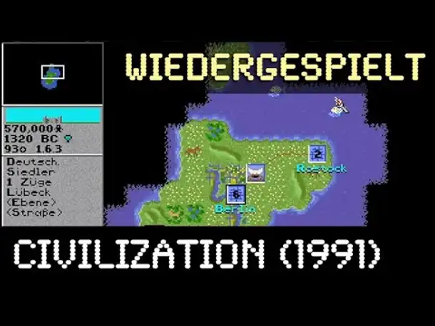 Wiedergespielt:  Civilization (1991 / Microprose / Gameplay / Deutsch)