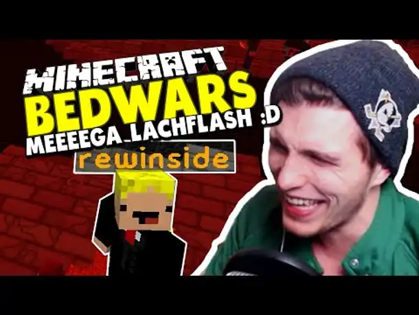 MEGA LACHFLASH WEGEN SKIN! ✪ Minecraft Bedwars Woche Tag 2 mit Rewinside