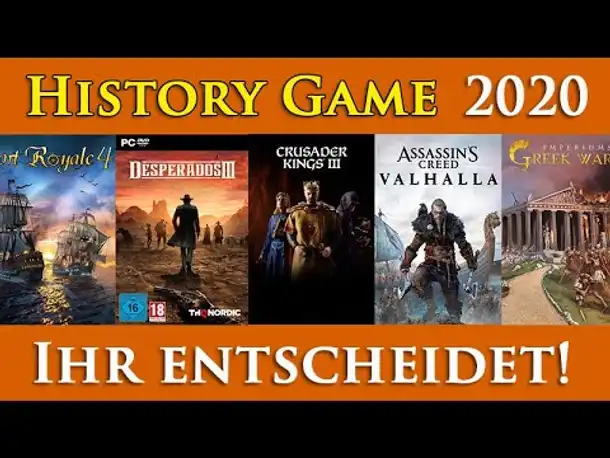 Das HISTORY GAME 2020: 22 Kandidaten - Ihr entscheidet! (& 3x 30€  Gamesplanet-Gutscheine gewinnen)
