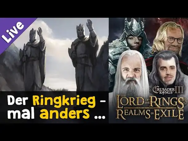 Der Ringkrieg - mal anders... ✦ Crusader Kings 3: Der Herr der Ringe (Mod) ✦ Multiplayer 2vs2 (Live)