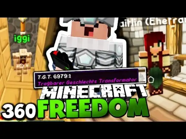 TRAGBARER GESCHLECHTSTRANSFORMATOR! & STADT,LAND,YOUTUBER ✪ Minecraft FREEDOM #360 | Paluten
