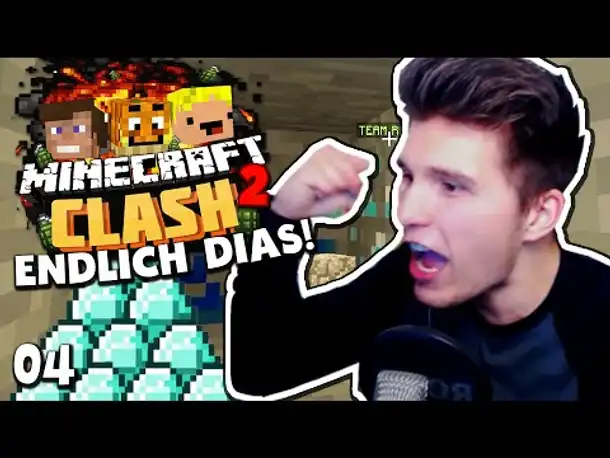Minecraft CLASH 2 #04 ✪ ENDLICH DIAMANTEN! & GEGNERISCHE SPIELER?!