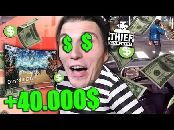 Ich KLAUE 40.000$ in nur einer FOLGE | Einbrecher SIMULATOR #12