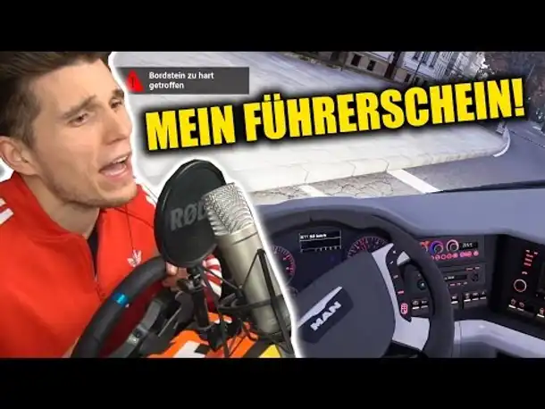 WOHER HAT DIESER TYP SEINEN FÜHRERSCHEIN? ✪ FERNBUS SIMULATOR