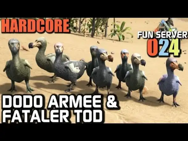 Ark Survival Evolved Fun Server #024 Dodo Armee & fataler Tod! | Let's Play Gameplay German Deutsch