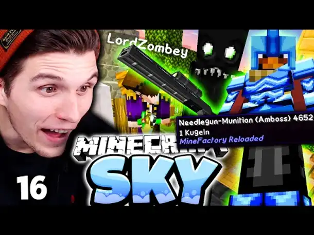 MEINE ERSTE SCHUSSWAFFE! & ENDERMAN FALLE! ✪ Minecraft Sky #16 | Paluten