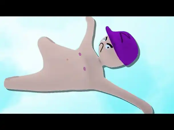 Zombey fällt.