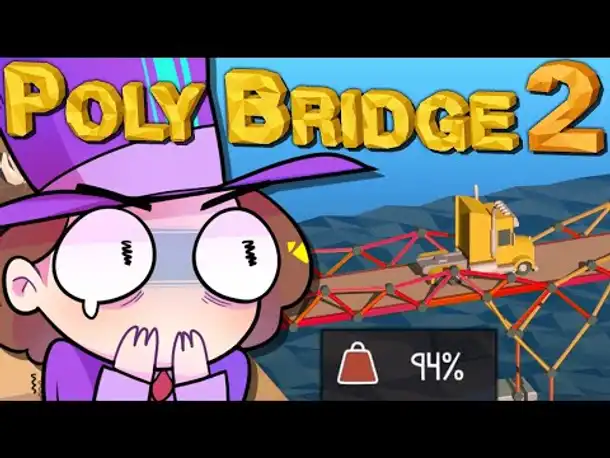 Nur Holz und wenig Geld-Brücke! | Poly Bridge 2