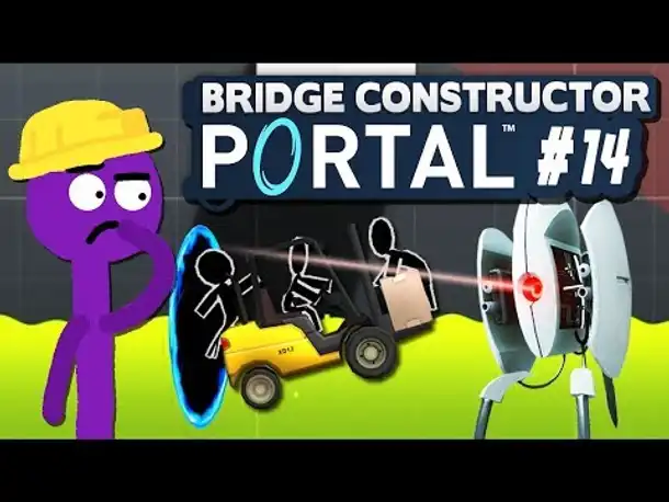 Geschütz-Wirrwarr! | 14 | Bridge Constructor PORTAL