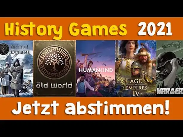 Die besten History Games 2021? Ihr entscheidet: Jetzt abstimmen! (& 3x 30 Euro Gutscheine gewinnen)