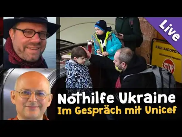 Unicef im Gespräch: Wie geht es den ukrainischen Kindern & Wie helfen eure Spenden? (Live-Aufzeich.)