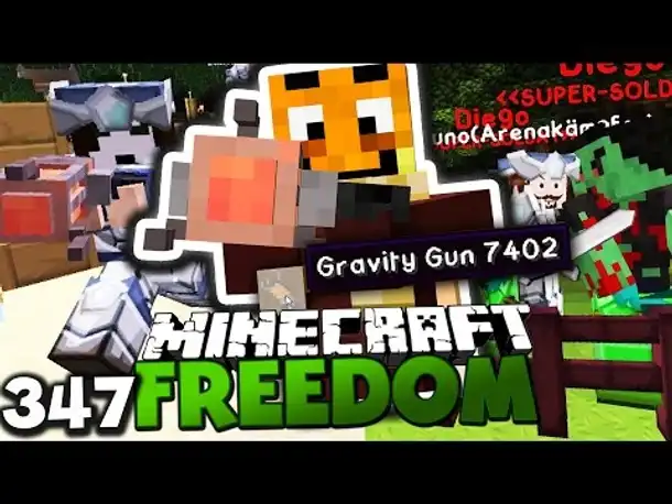 DIE GRAVITY GUN! & BRUNO RASTET AUS! ✪ Minecraft FREEDOM #347 [ DEUTSCH ] | Paluten