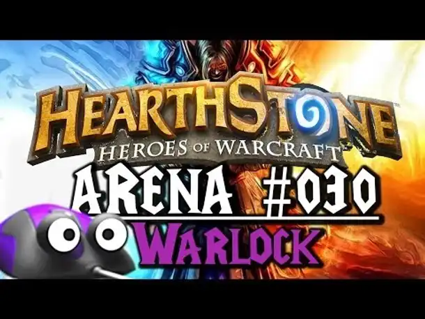 Let's Play HEARTHSTONE: HEROES OF WARCRAFT Arena #030 Warlock (German Gameplay Deutsch)