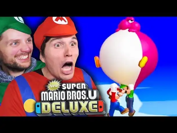 Er VERWANDELT Yoshi in einen riesigen LUFTBALLON 🌰 NEW SUPER MARIO BROS U DELUXE