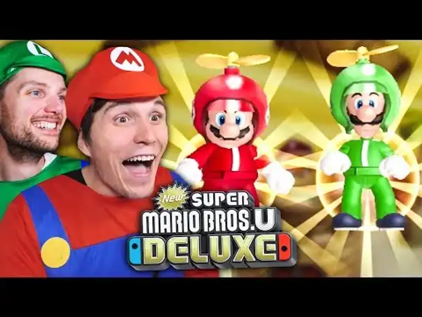 Wir VERWANDELN uns in PROPELLER MARIO! 🌰 NEW SUPER MARIO BROS U DELUXE