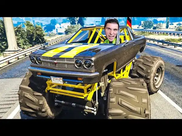 Er zeigt uns seinen MONSTER-TRUCK! | GTA Online