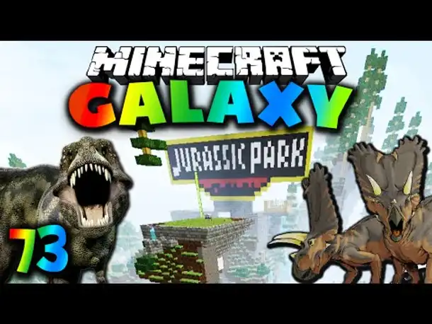 NEUE Attraktionen im JURRASIC PARK! ✪ Minecraft Galaxy #73