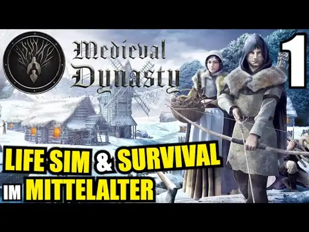 Mein Leben (und erste Hütte) im Mittelalter - 1 - Medieval Dynasty | Deutsch